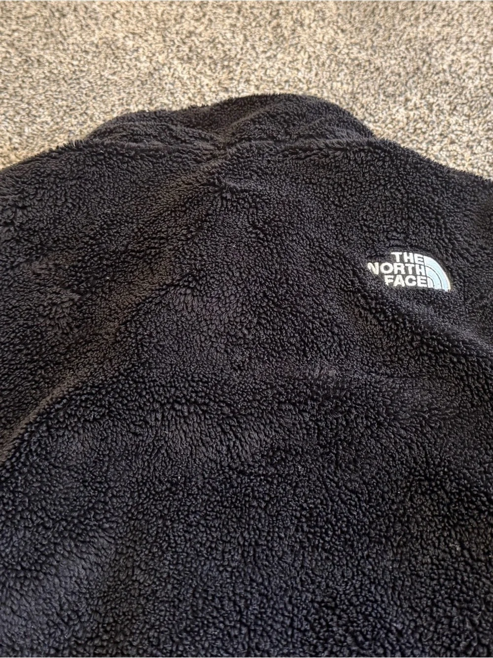 The North Face Black Kids Sherpa Fleece Jacket - Full Zip